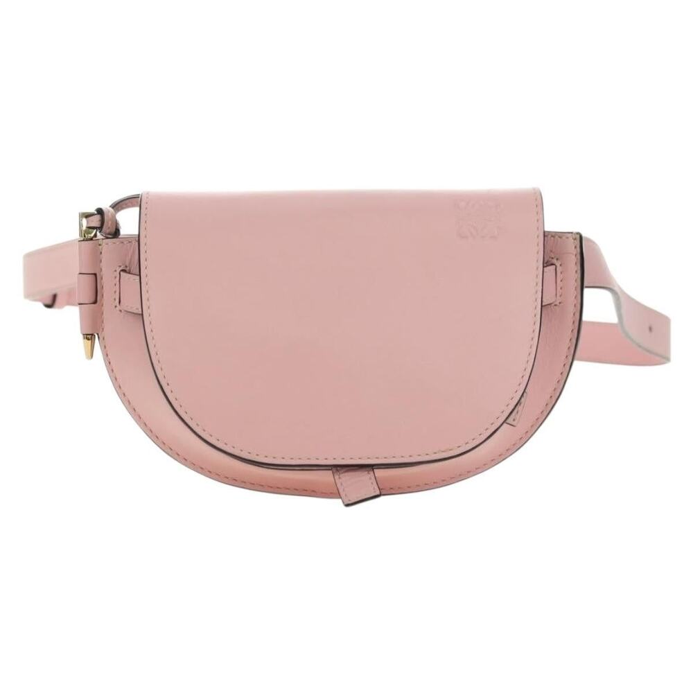 Loewe Leather Gate Dual Waist Bag Pink